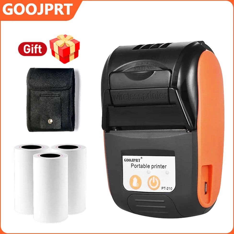 yixinsci Mini Portable Thermal Receipt POS Printer Wireless Bluetooth 58mm Ticket Bill IOS Android PC Invoice Business Retail Ink-free