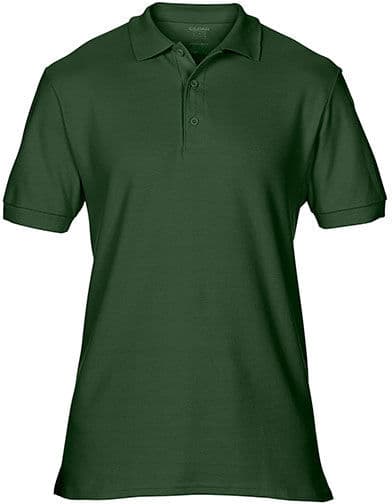 Gildan G85800, Poloshirts Hammer Premium Cotton® Double Piqué Polo - Skovgrøn - M