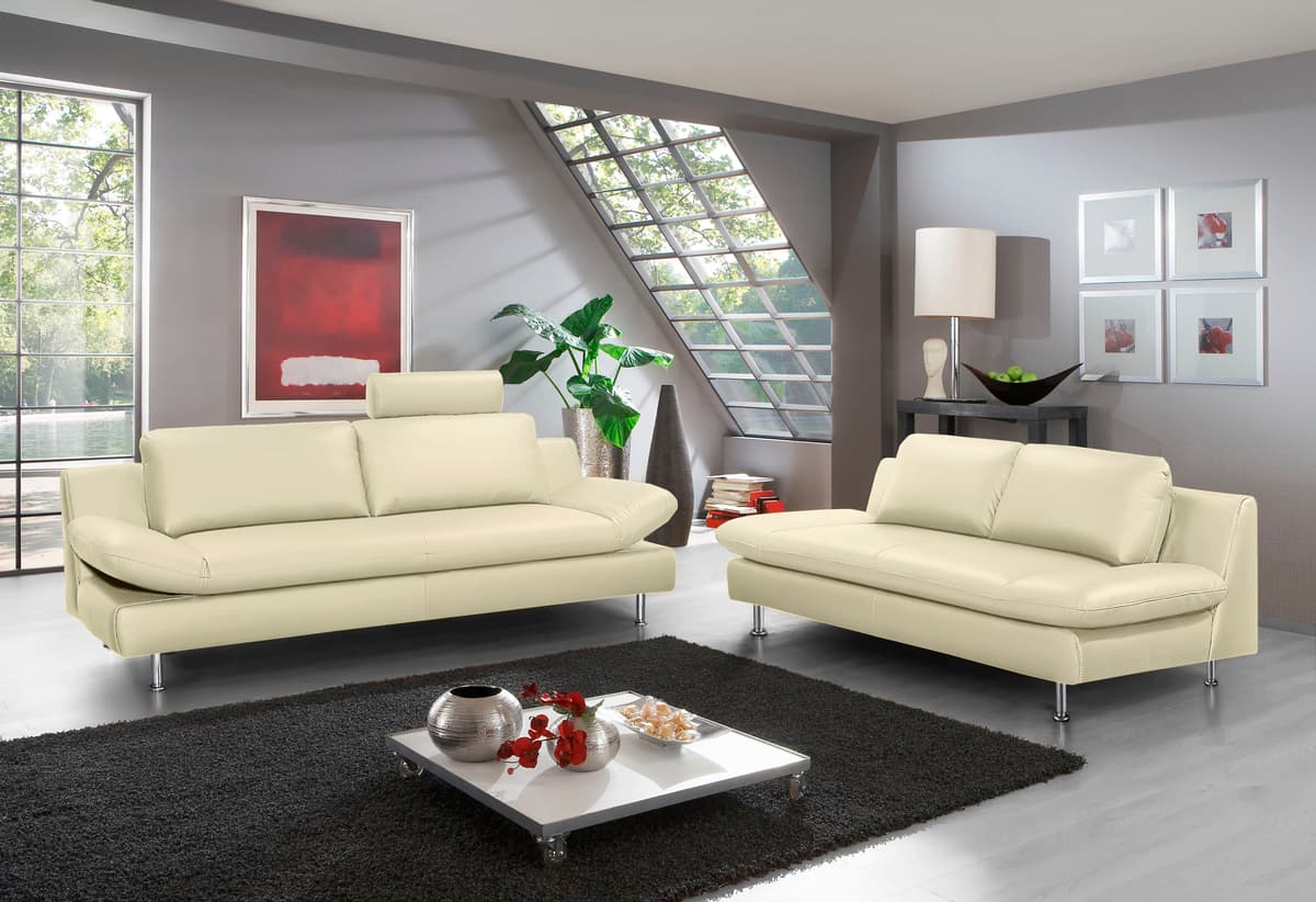Sofa-Kopfstütze PLACES OF STYLE "Redding", beige (creme), B:55cm H:20cm, Holzwerkstoff, Kopfstützen, Sofa-Kopfstütze, hochwertige Verarbeitung, schöne Serien Ergänzung creme B/H/L: 55cm x 20cm