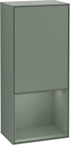 Villeroy und Boch Villeroy et Boch Finion armoire latérale G550GMGM 41.8cm, droit, Émotion, tablette ci - dessous mat olive, Olive Matt Lacquer