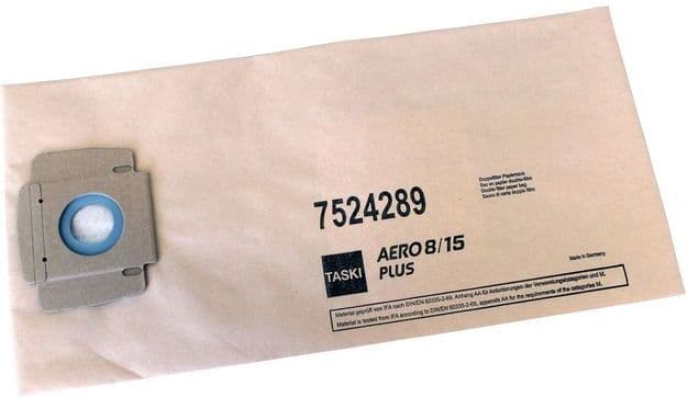 TASKI Dammsugarpåse AERO 8/15 papper 10/fp