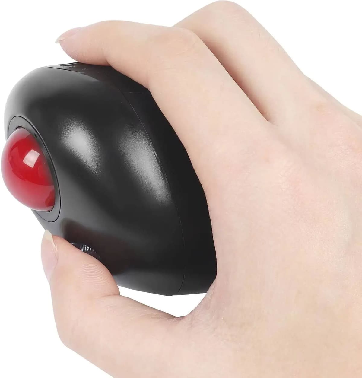 CHYI Wireless & Wired Trackball Mouse Ergonomic Right Left Hand USB Optical Laser Silent Operation for PC Tablet Laptop Office Design