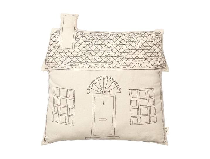 Ferm Living Coussin Adobe 45x45 cm Maison de campagne