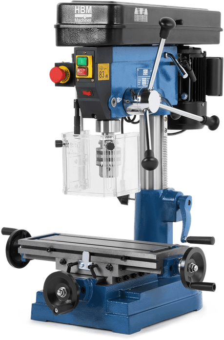 HBM Trapano/fresatrice 16 con coperchio di protezione