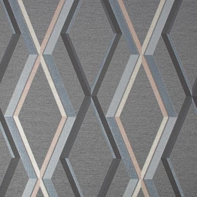 Vliestapete SUPERFRESCO EASY "Prestige Geo", grau (dunkelgrau), B:0,53m L:10m, Vlies, Tapeten, Dunkelgrau - 10mx52cm