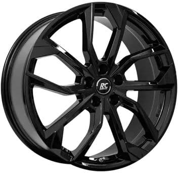 RC Design Rc34 Black Gloss 8.5x19 ET 56 5X108 Alufelge Schwarz