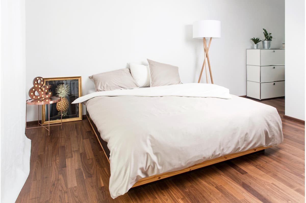 Bettwäsche NOBILIUM "Duvetbezug Mia", beige (taupe), B/L: 160cm x 210cm, Jersey, B/L:, Jersey, Obermaterial: 100% Baumwolle, Bettwäsche, Bettwäsche taupe B/L: 160cm x 210cm, Jersey, B/L: