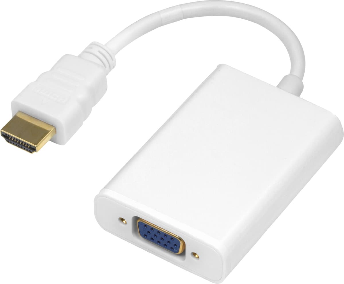 Deltaco Adapter HDMI till VGA 0,2 meter