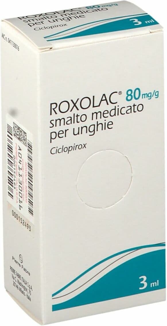 Pierre Fabre Roxolac 80mg/g Smalto Medicato per Unghie 3 ml