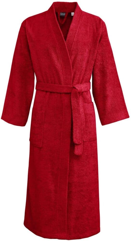 Sensei Maison Albornoz unisex de 420 g/m² rubí l