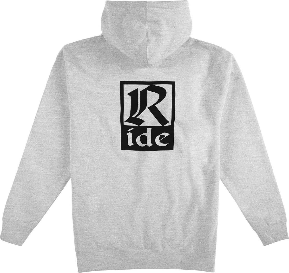 RIDE OLD ENGLISH HOODIE HEATHER GREY XXL