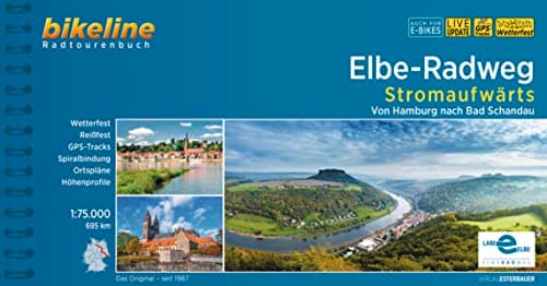 Esterbauer Verlag - Elbe-Radweg / Elbe-Radweg Stromaufwärts: Von Hamburg nach Bad Schandau, 695 km, 1:75.000, wetterfest/reißfest, GPS-Tracks Download, LiveUpdate (Bikeline Radtourenbücher) - Preis vom 13.10.2026 19:28:25 h