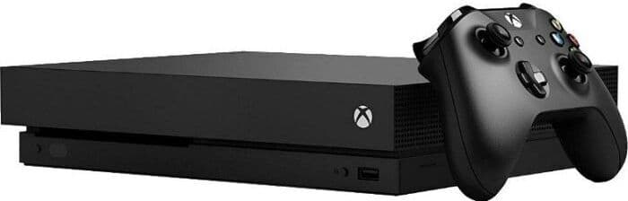 Microsoft Xbox One X   inkl. spel   Svart   1 TB   1 Handkontroll   Minecraft (Tysk Version)
