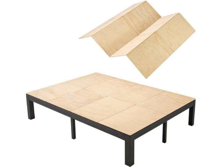 VEVOR Bunkie Board Queen Size\, 195x148 cm Matrasdrager met Nylon Banden\, Multiplex\, Afgeronde Randen\, Anti-Doorzakontwerp voor Metalen Frames\, Slaapbanken\, Platformbedden en Stapelbedden