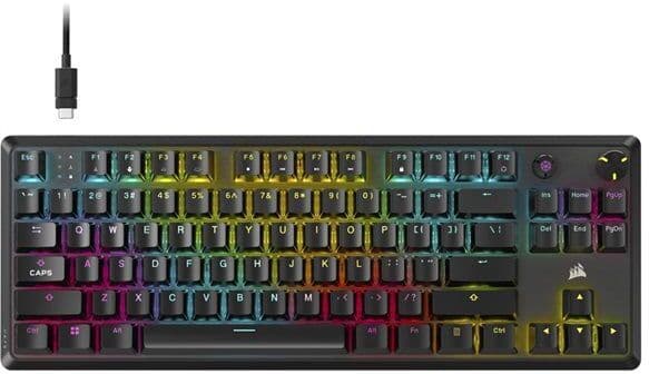 Corsair k70 core tkl tenkeyless mechanical gaming keyboard backlit rgb led