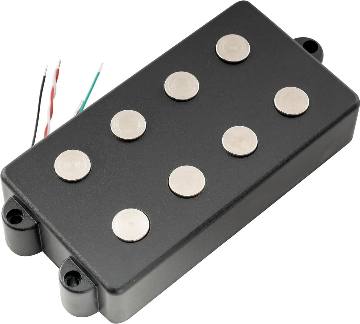 Musiclily Artec MMC4 Ceramic Soapbar Style Bass Pickup Neck Bridge Pickup 12.6K for 4-String MusicMan Style Bass, Black