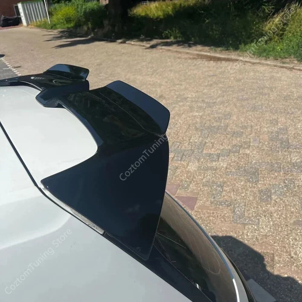 NONE Flap Tail Wing For VW Golf MK7 7.5 R GTI GTD R-LINE TSI TDI MPI 2012-2020 For Oettinger Style Roof Spoiler Extensions Flaps