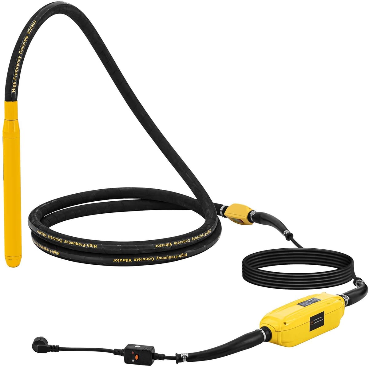 MSW Nagyfrekvenciás betonvibrátor átalakítóval - 1500 W - 490 x 50 mm - 230 V MSW-HFCV-50-C