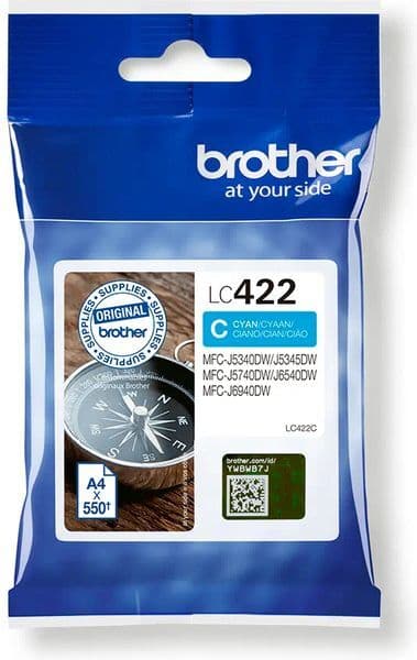Brother LC-422C - Cyan - Cartouche d'encre