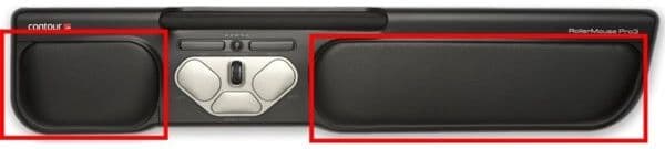 Contour Rollermouse Pro3 Kort/lang Reservepude
