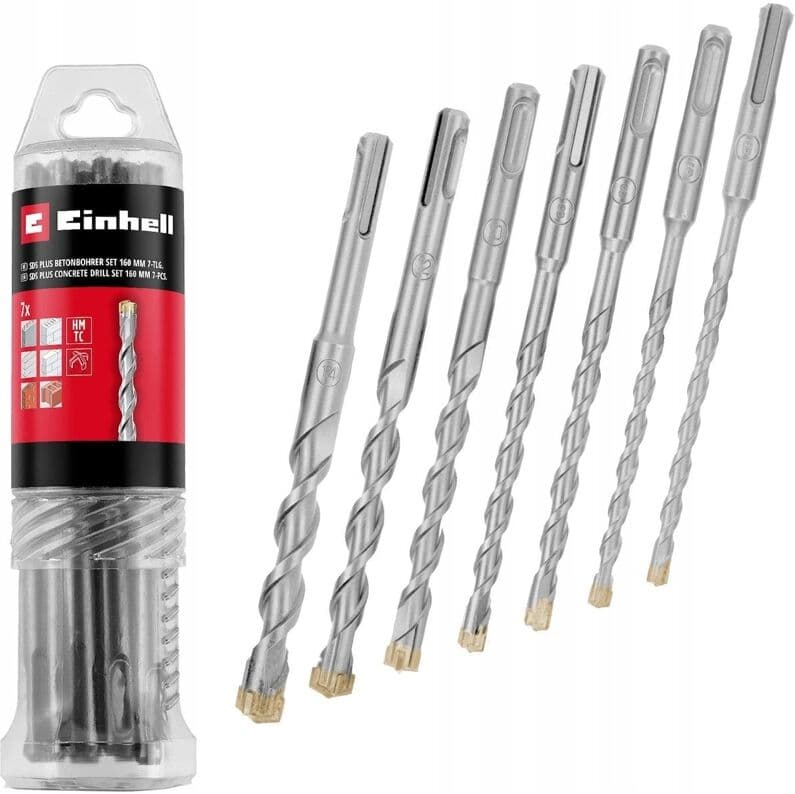 Einhell Σετ 7 Τρυπάνια με SDS Plus Στέλεχος 265510