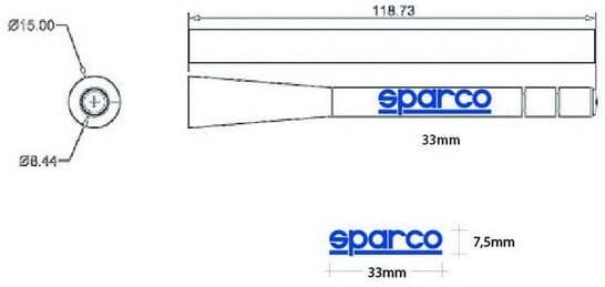 SPARCO OPC14160001 Antenne