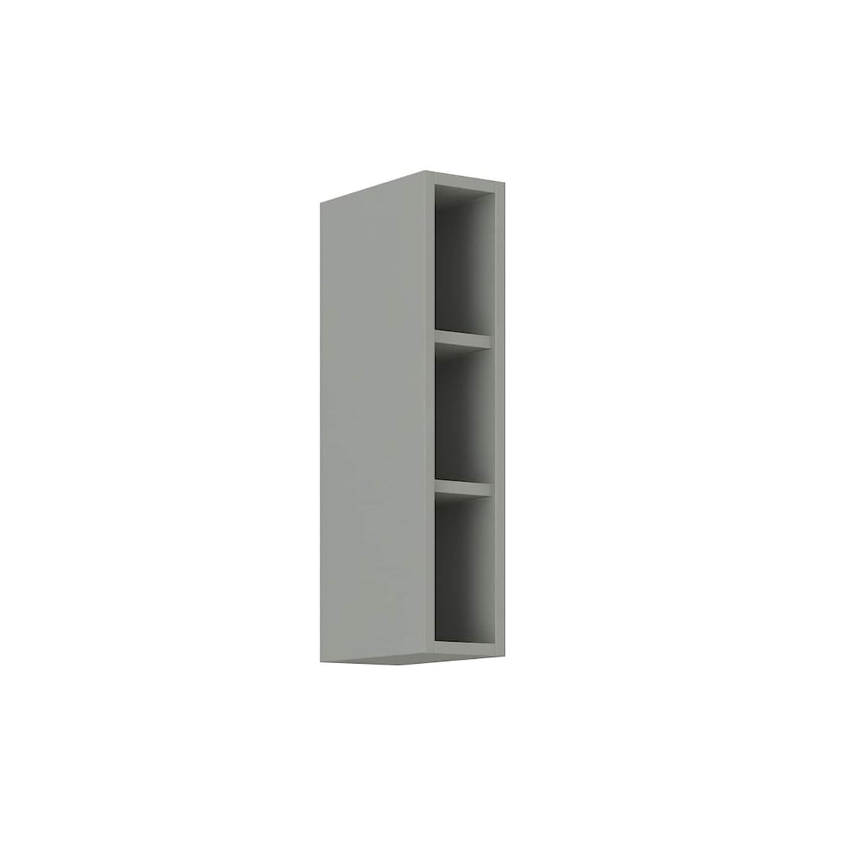 Hängeschrank Regal 15 cm Bianca Grey - Grau Küchenzeile Küchenblock