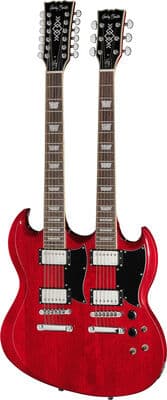 Harley Benton DC-Custom II 612 Cherry Cherry Hochglanz