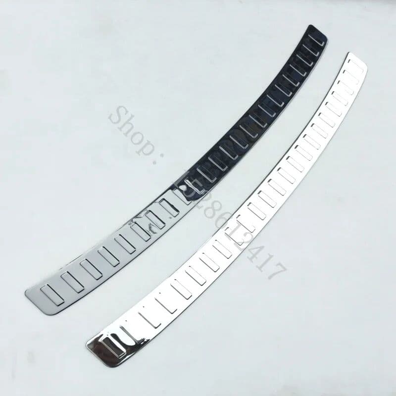 NONE For VW/Volkswagen Tiguan MK2 2017~2024 Rear Door Bumper Protector Sill Plate Protector Sill Rear Boot Guard Trim Car Accessories