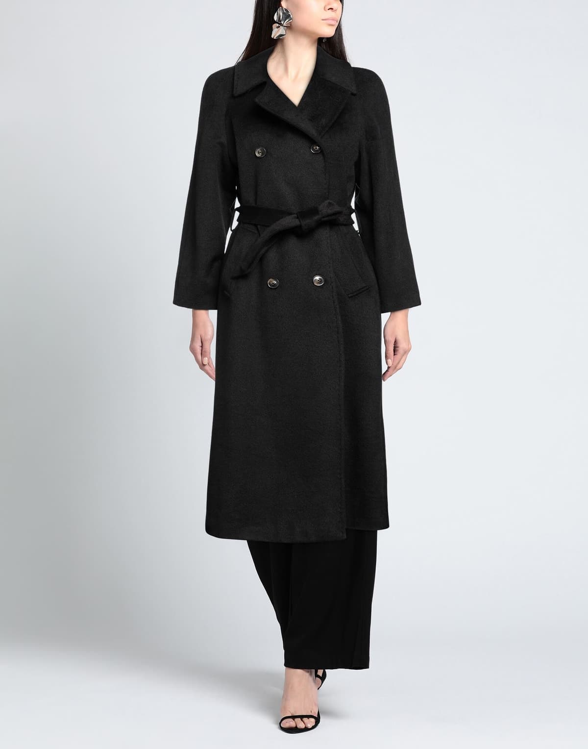 Cavalli Class Abrigo Mujer Negro 36,38 Mujer