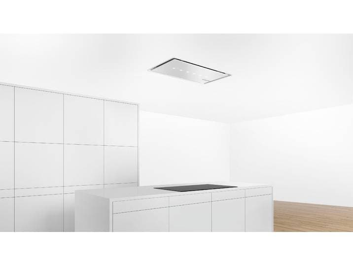 BOSCH Deckenhaube DRC99PS20 , Energieeffizienz: A, weiß, B:91cm H:50cm T:51cm, Dunstabzugshauben, Smarter PerfectAir Sensor & leicht zu reinigender Innenraum, Deckenhaube