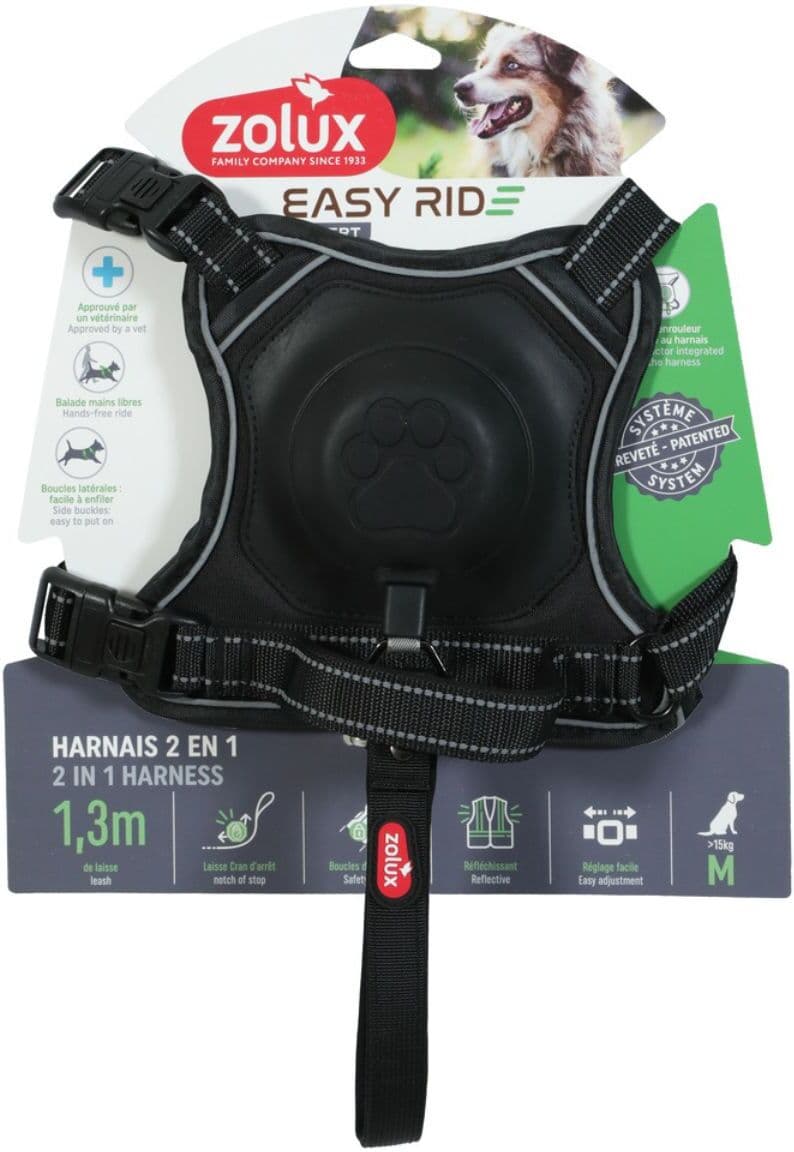 Zolux Pettorina per Cani Easyride Nera M