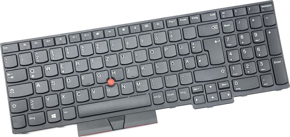 T-ProTek Zwart toetsenbord compatibel met Lenovo ThinkPad T590 model 20N4002UGE