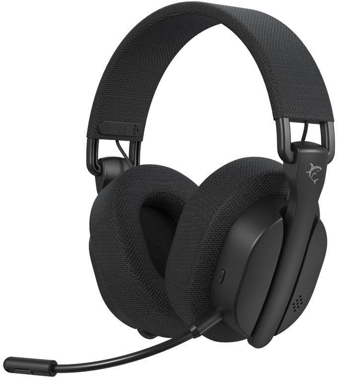 White Shark FIRECREST Trådløs Over-Ear Gaming Headset - Svart