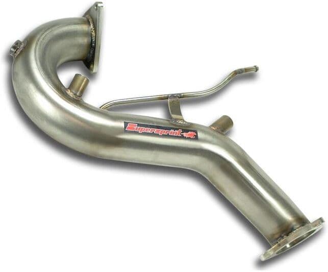 SUPERSPRINT Turbo Downpipe (Reemplaza Dpf)  Con Tapones Para Los Racores De Presió