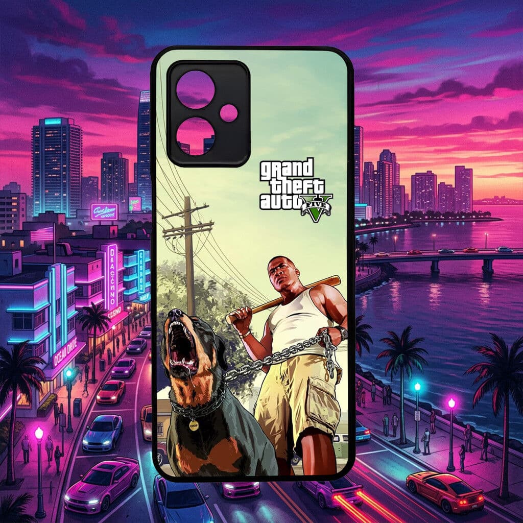 Szupitokok Grand Theft Auto - GTA V Franklin Clinton - Etui na inne telefony