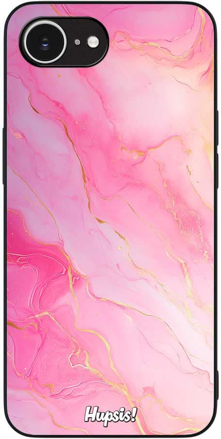 Apple iPhone 16e / 17e Hupsis Kuosi Suojakuori, Korallin Kide, Musta (MagSafe)
