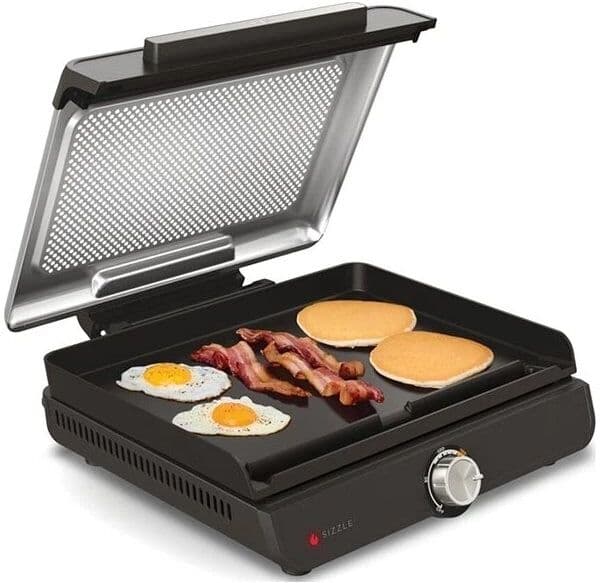 Ninja Sizzle Røgfri Grillplade - Grå /sølv Gr101eu