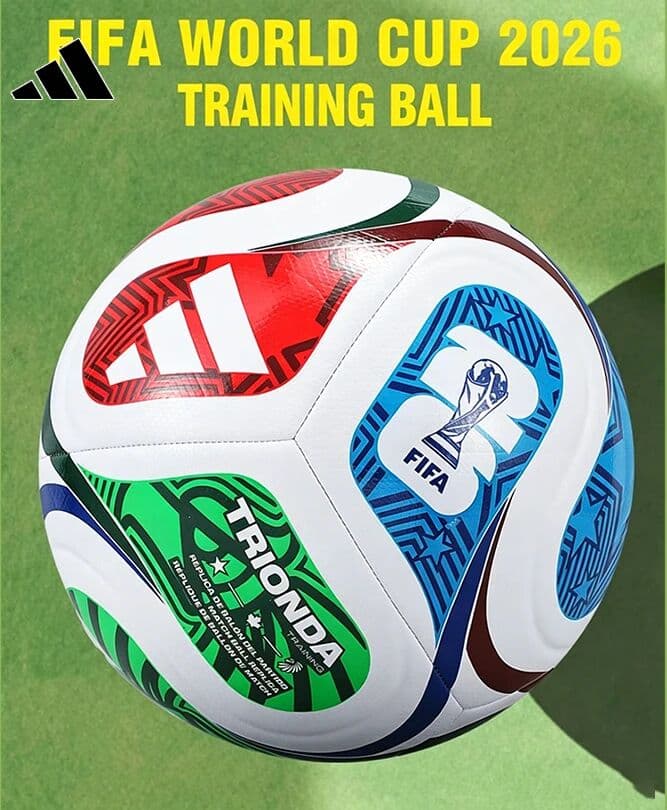 adidas WC TRN TRIONDA 2026 FIFA World Cup Size 5 Training Soccer Ball Wear Resistant  Durable JD8032