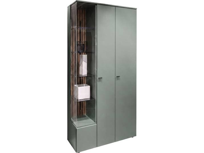 Venjakob Vitrine VANYA, grün, Holznachbildung