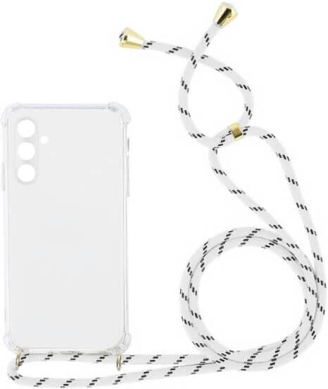 Samsung Galaxy A34 5G Suojakuori Kaulanauhalla, Kirkas