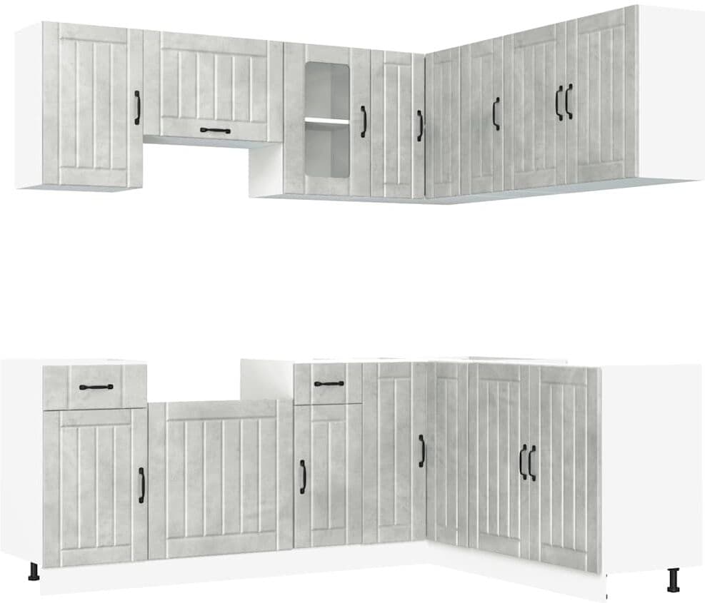 vidaXL Ensemble d'armoires de cuisine 11 pcs Kalmar bois d'ingénierie