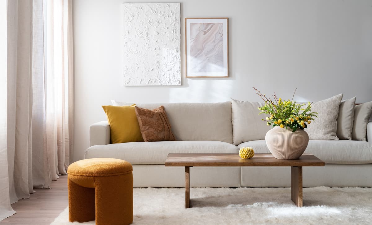 SoffaDirekt Bolnuevo 4-Sitssoffa Hel Dyna Offwhite