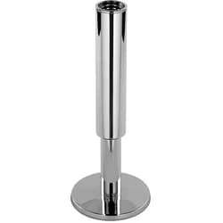 RITMO vernickelter Kerzenhalter für Stabkerzen Höhe 23,7 cm