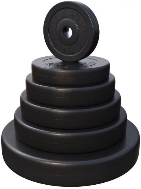 Gorilla Sports Viktskivor BASIC 31mm Cement 1,25kg-15kg - 15kg