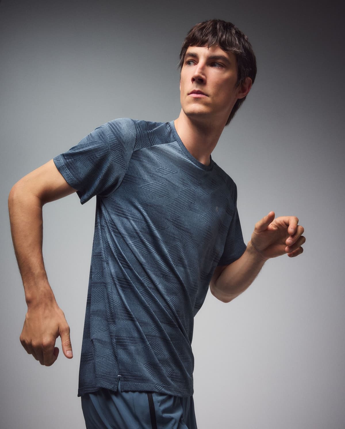 Boomerang Camiseta de running de de hombre.  (S) 400 Azul