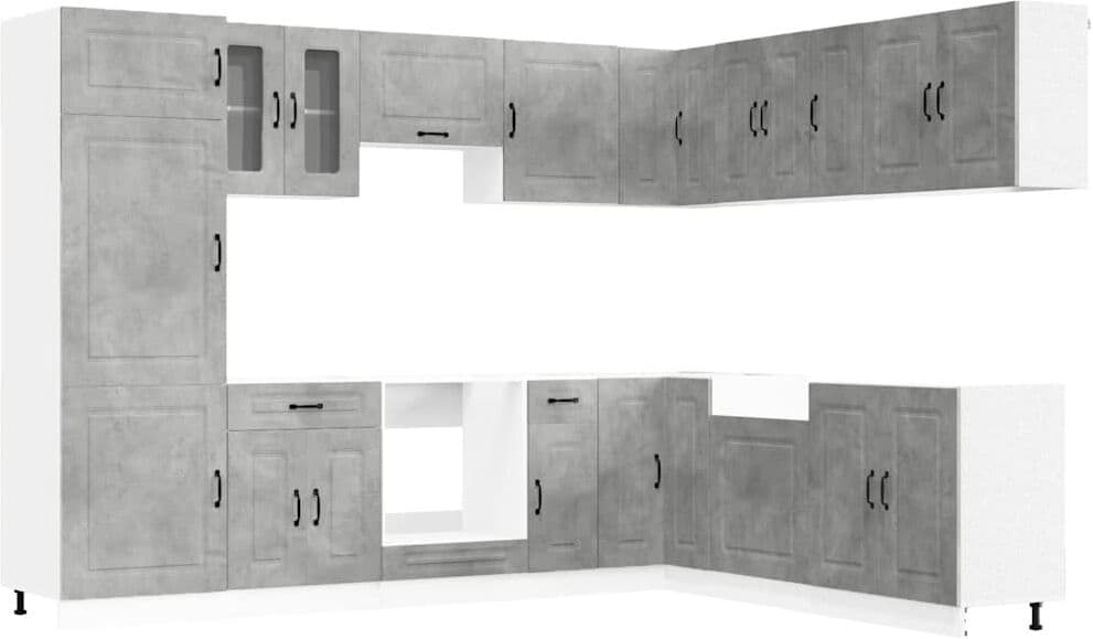 vidaXL Ensemble d'armoires de cuisine 14 pcs Kalmar bois d'ingénierie