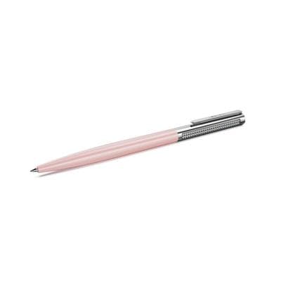 Drehkugelschreiber SWAROVSKI "Schreibgerät Geschenk MATRIX TENNIS", rosa (metallfarben, rosa), Stifte, Kunststoff, Metall, mit Swarovski Kristallen