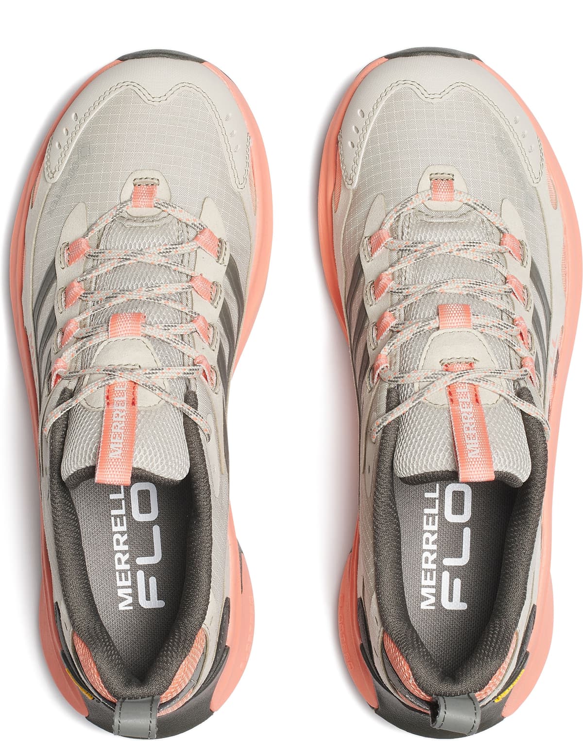 Wanderschuh MERRELL "MOAB SPEED 2 GORE-TEX", Damen, Gr. 37, Synthetik, rosa (basalt, vermillion), Schuhe Wanderschuh, wasserdicht dank Gore-Tex Membrane basalt, vermillion 37, Synthetik