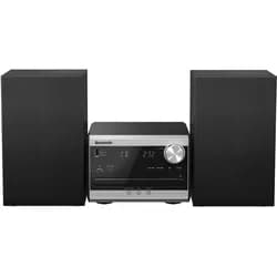 Panasonic SC-PM272 (Bluetooth, CD Player, 2x 10 W), Stereoanlage, Schwarz, Silber